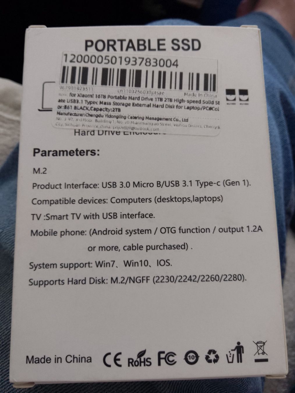 Disques durs: 1TB externe Festplatte usb – Neuf avec emballage d'origine à Wila par delphi48 3