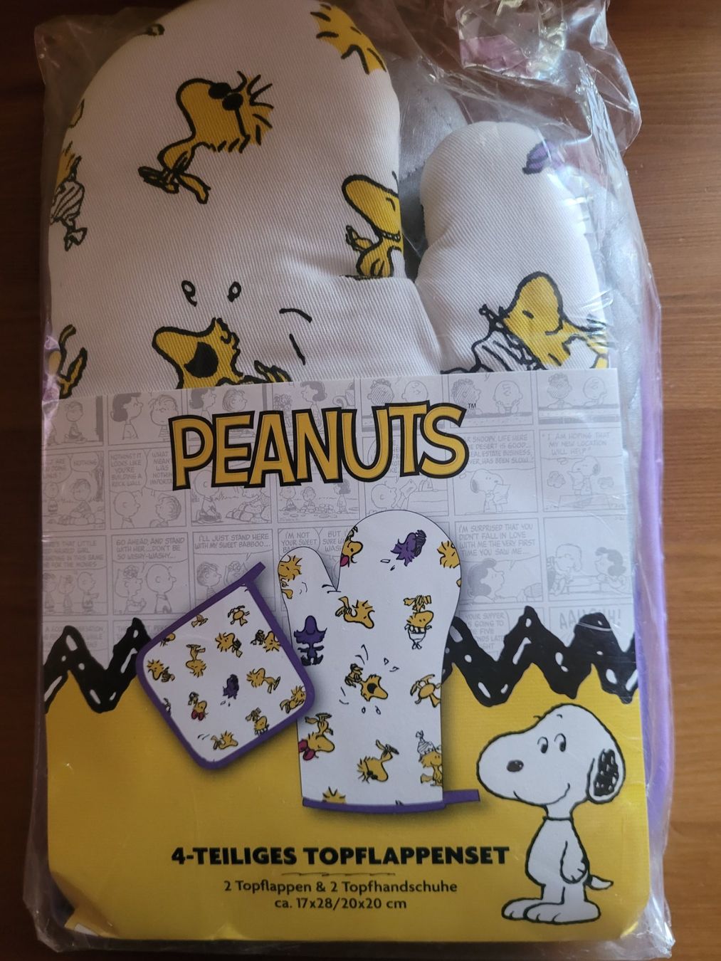 Cucine complete: *** Tolles Topflappen-Set Peanuts *** – Nuovo e nell'imballaggio originale da Bannwil venduto da Turtle10 1