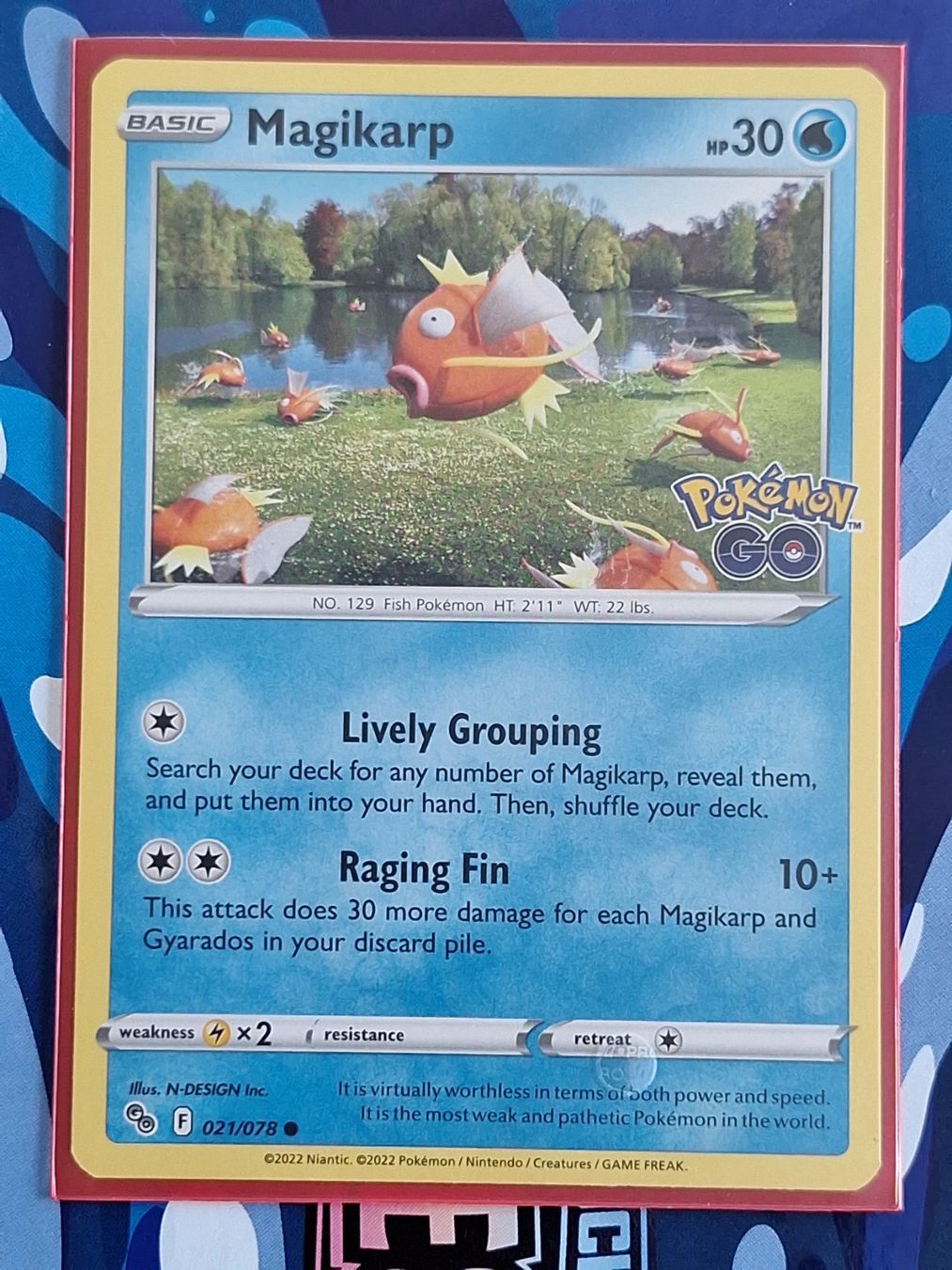 Pokémon Carte collezionabili: Magikarp - Pokemon GO  #Ord19 – Usato da Altstätten SG venduto da GGsGameshop