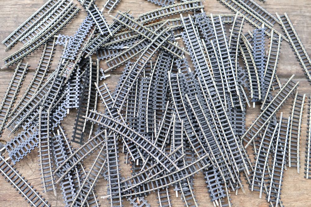 Minitrix ca. 80-100 x Gleis / Schienen Gerade & Kurven (Gebraucht) in