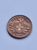 2 Rappen 1919 wunderschöne makellose Münze ( unzirkuliert )