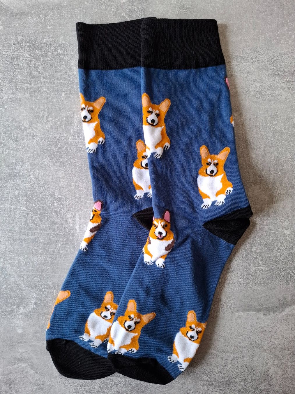 Calze: Socken Hund, Socken Corgi – Nuovo e nell'imballaggio originale da Winterthur venduto da andrekeller95
