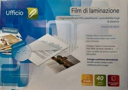 Feuilles (40)de plastification/Laminierfolien (40 Folien)