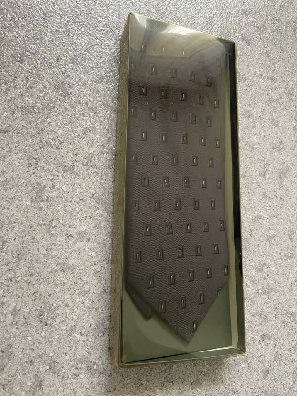 Cravatte: Elegante Krawatte mit Muster neuwertig – Nuovo e nell'imballaggio originale da Elgg venduto da Charts