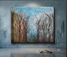 Gemälde " Flug in die Freiheit" handmade 46×55