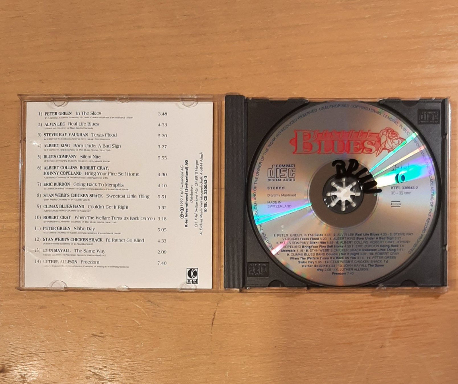 CD: Kuschel Blues, CD Blues Compilation Sampler 1993 – Usato da Schönenberg TG venduto da breiti12 2
