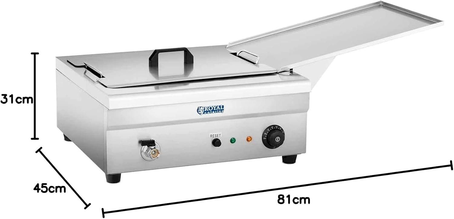 Attrezzatura professionale & Gastronomia: Royal Catering Fettbackgerät 18L – Nuovo e nell'imballaggio originale da Bottighofen venduto da zaap 4