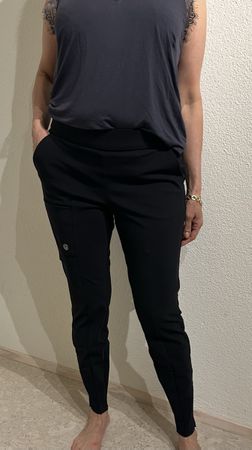 Schwarze Stoffhose Sportalm Gr. 38/40 mit Taschen Damen Eleg