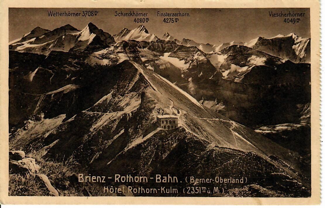 Cartes postales: Brienz Rothorn Bahn – D'occasion à Hochdorf par Ziegel-16