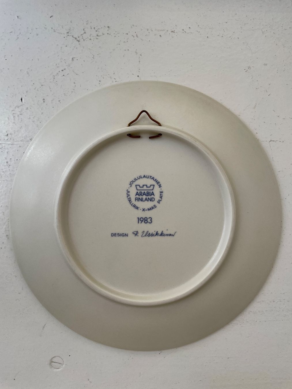 Tutte le decorazioni: Vintage/Arabia/year plate1983 – Usato da Genève venduto da iimon3 1