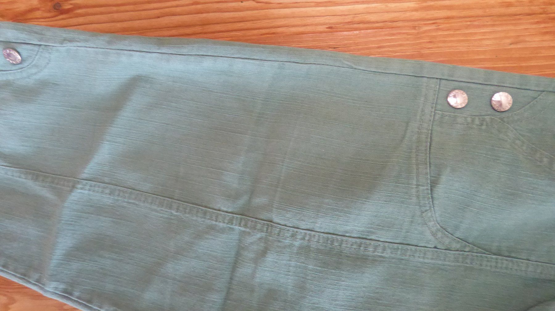 Zimmermann Pantaloni: 3/4 grüne Hose Gr L MODA IMPRESION – Usato da Sargans venduto da Benziner 1