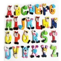 26 Magnetische Holzbuchstaben Alphabet