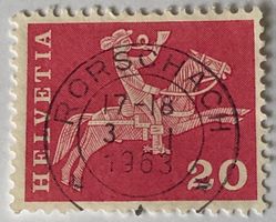 Nr.358 mit Vollstempel Rorschach