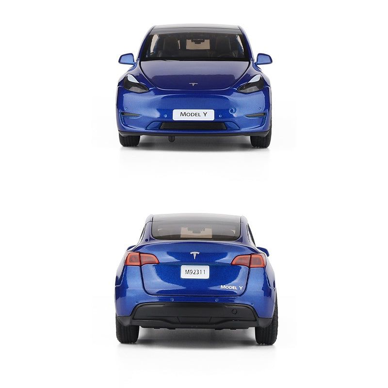 Tesla Modellautos: Tesla Model Y Modellauto 1/24 Farbe Rot – Neu und originalverpackt aus Dietikon von e-car-shop.schweiz 4