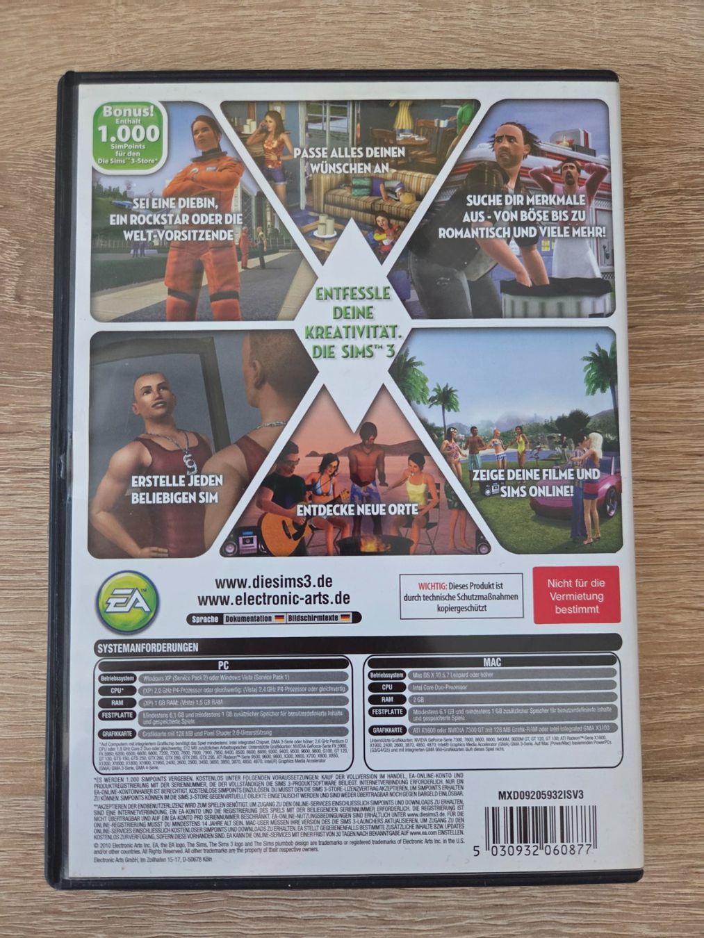 Giochi: Die Sims 3 (Multilanguage) - PC – Usato da Carouge GE venduto da Gasco 1