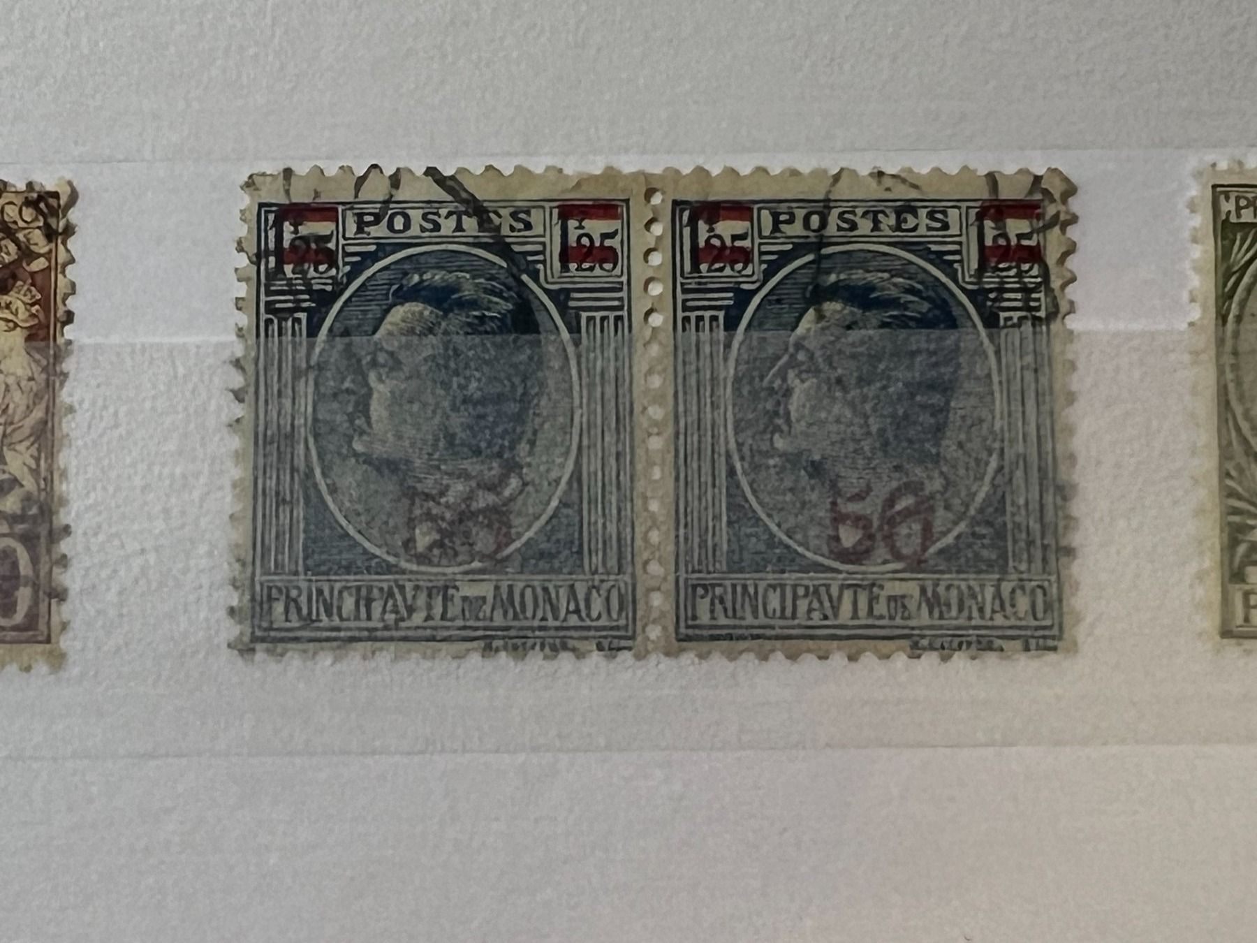 Tutti i francobolli: () 7 timbres Monaco anciens – Usato da Lausanne venduto da ffhoud 2