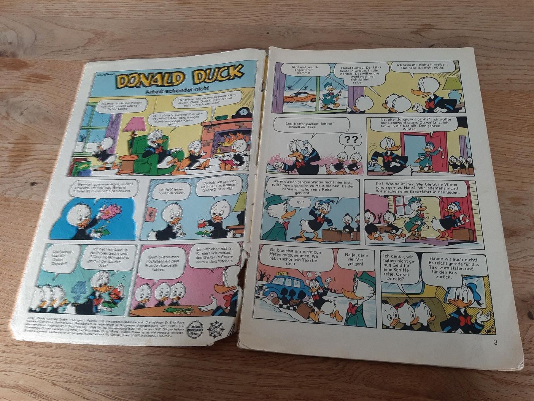Comics: Micky Maus Heft 1, 01.01.1977 – Gebraucht aus Affoltern am Albis von Sabinezc 2