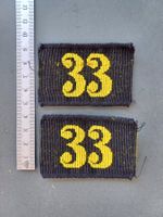 2 Achselnummern 1898, Artillerie, Parkkompanie 33