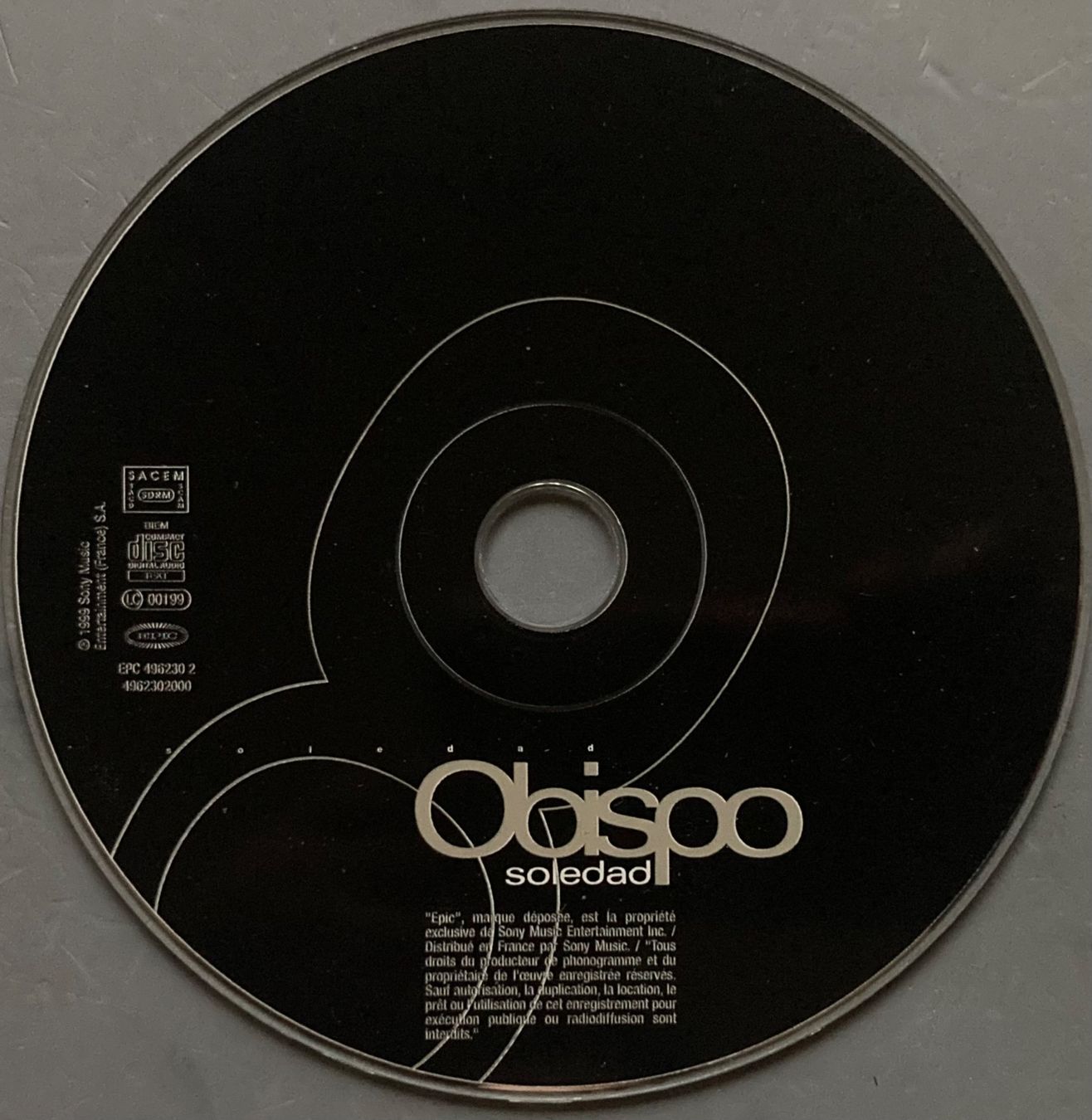 Vinyles: PASCAL OBISPO - SOLEDAD – D'occasion à Poliez-Pittet par Newtown-Records 3