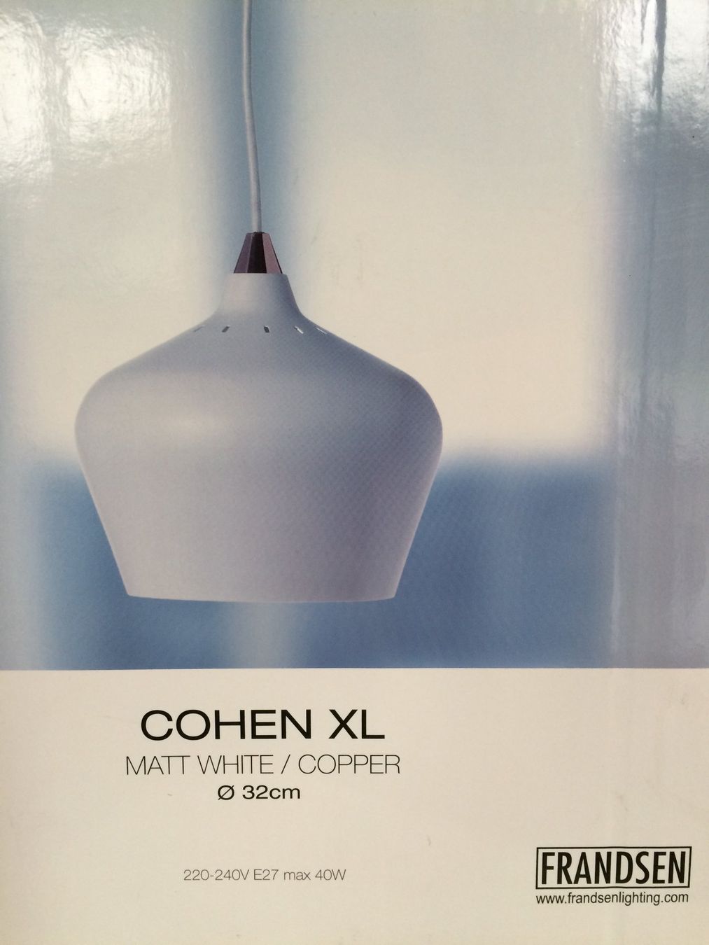 Lampadari & plafoniere: Hängelampe Modell Cohen XL - Design Frandsen – Usato da Birmenstorf AG venduto da karioli01