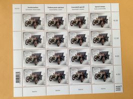 16x 1.- Briefmarken Frankatur Schweizer Automobile 2015