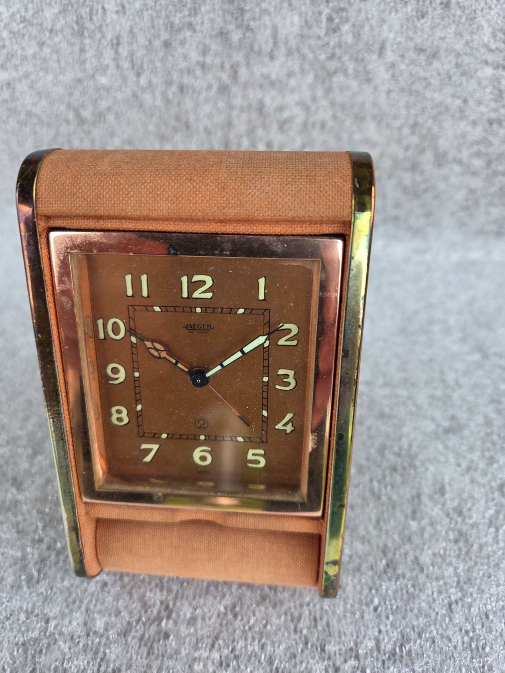 Jaeger-Lecoultre Sveglie: JAEGER Reisewecker 2 Tage – Difettoso da Jegenstorf venduto da Combi2212