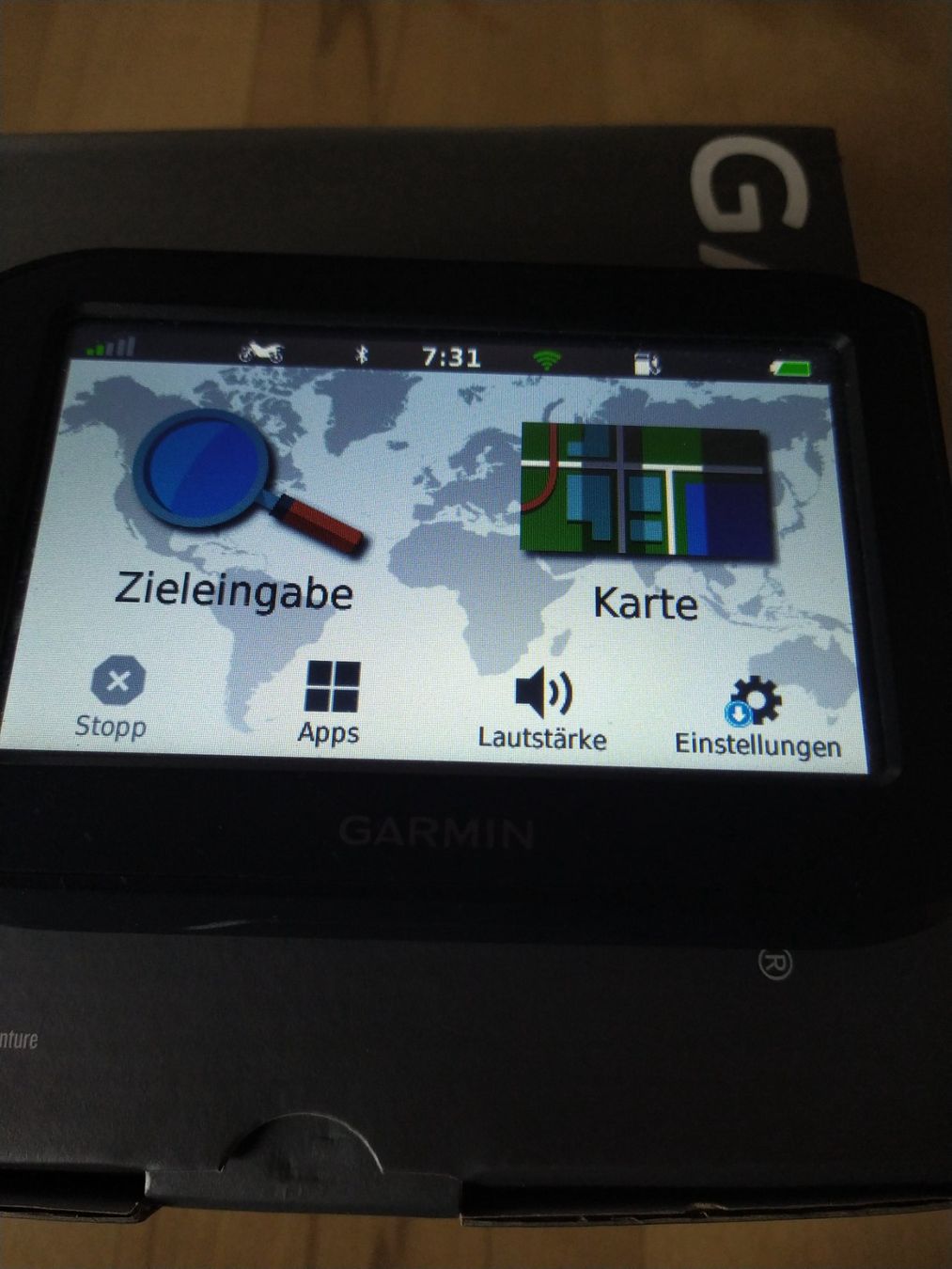 Garmin Navigatori: Motorrad Navi Garmin Zümo LMT-S – Nuovo e nell'imballaggio originale da Azmoos venduto da Klondike-Joe 4