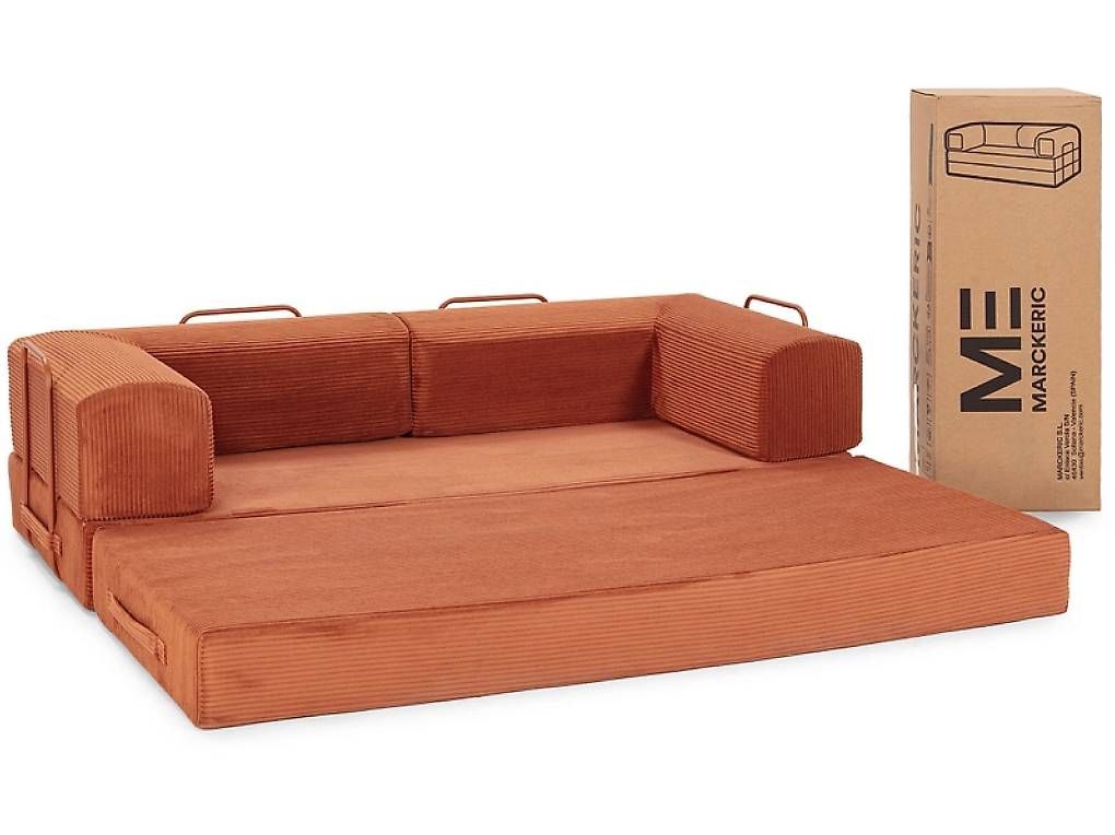 Divani: Canapé-lit terracotta de chez Conformama – Usato da St-Blaise venduto da gen_wwz2 1