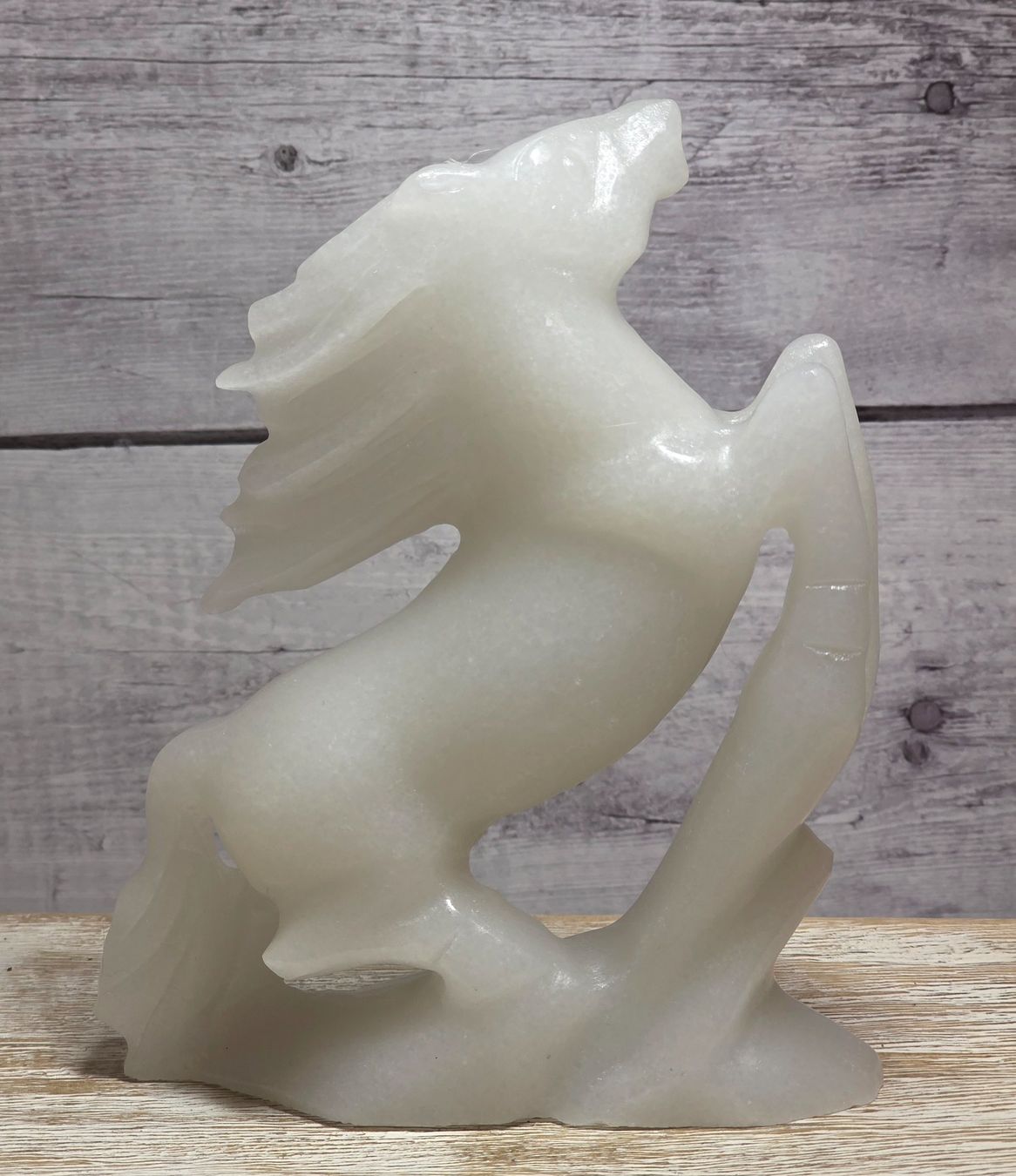 Minerali & Pietre curative: Weisses Jade Pferd A 955g – Nuovo e nell'imballaggio originale da Matzingen venduto da Shay_Crystalz 2