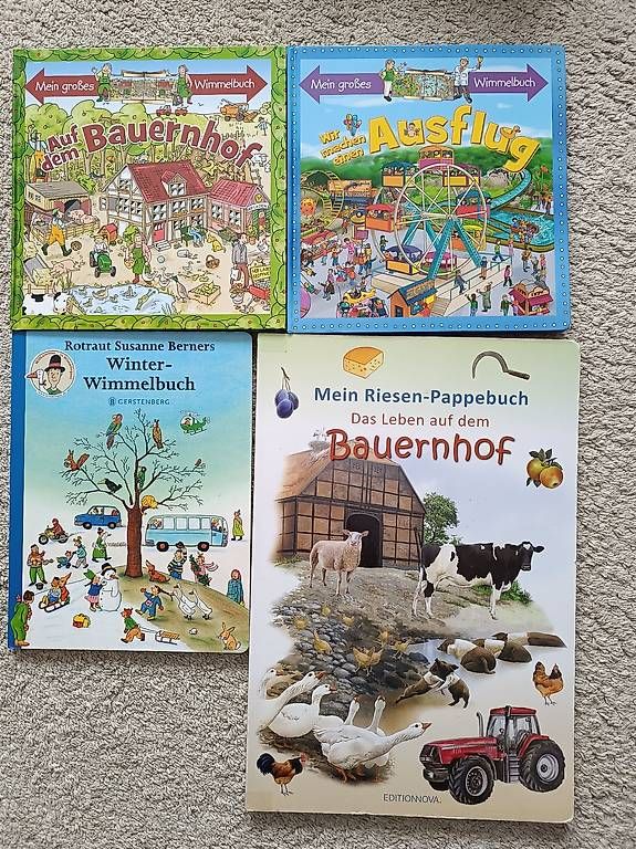 Libri: 3 Wimmelbücher + riesen Pappebuch – Usato da Rudolfstetten venduto da Fotorobi