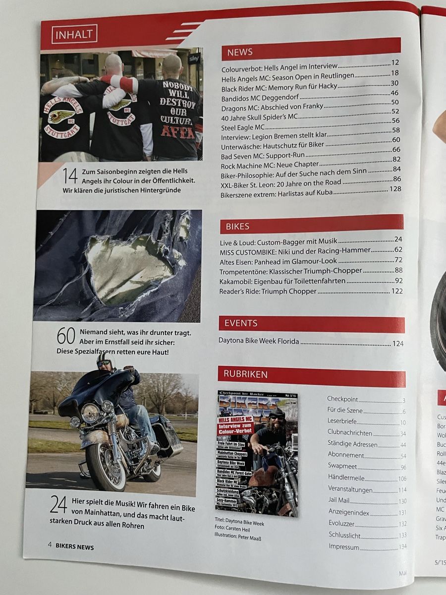 Riviste & Magazine: BIKERS NEWS – Usato da HÄGENDORF venduto da kusi113 2