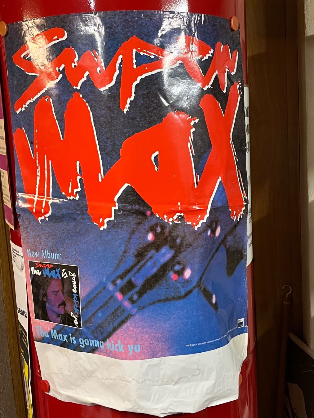 Foto & Immagini: SUPERMAX Konzertplakat/92er Tour/40x90cm – Usato da hunzenschwil venduto da Oldipark 1