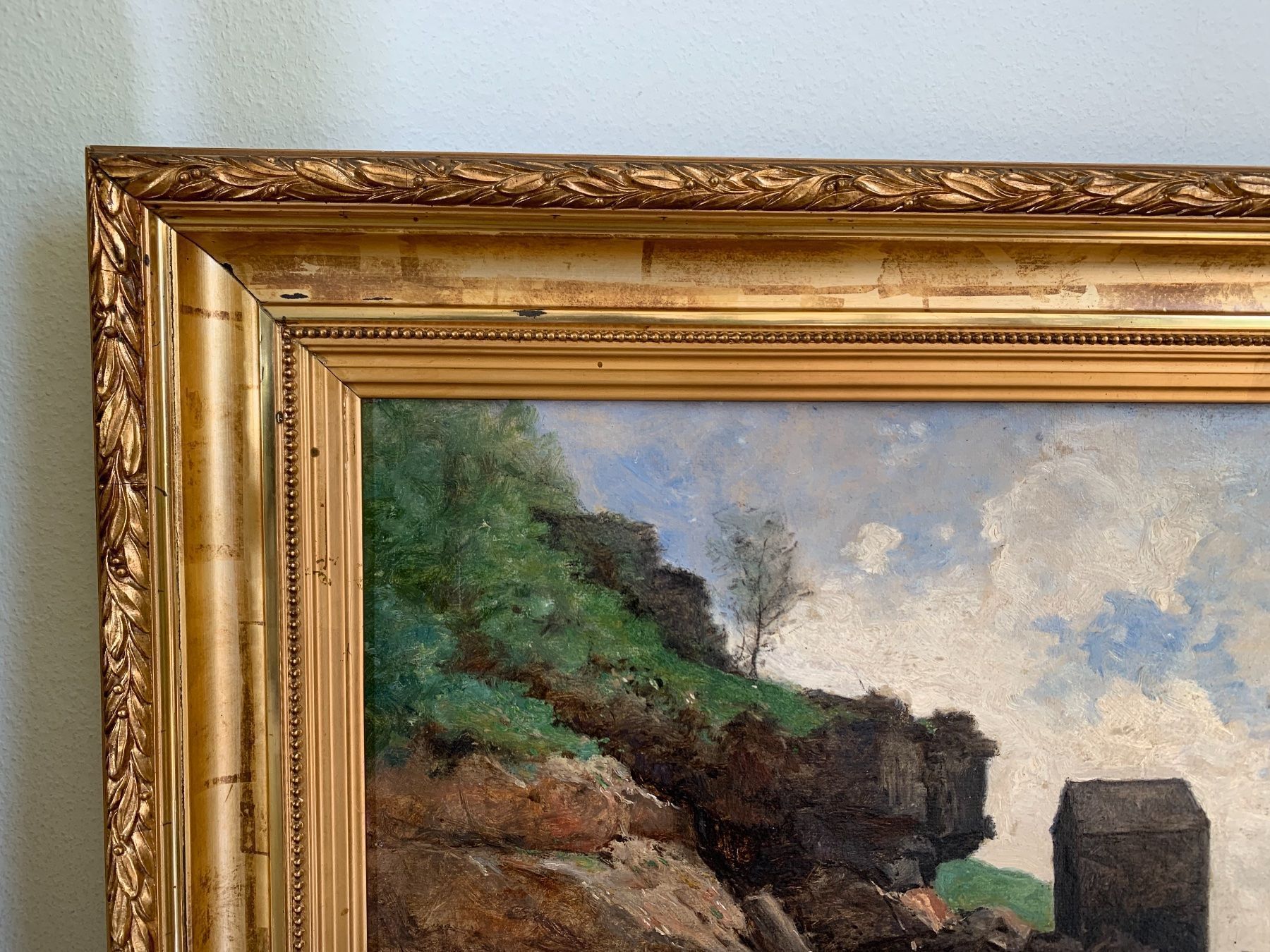 Gemälde: Gustave Eugène Castan Orig. Gemälde 19. Jh. – Gebraucht aus Solothurn von milliondreams2012 2
