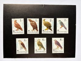 Briefmarken Ungarn Vögel