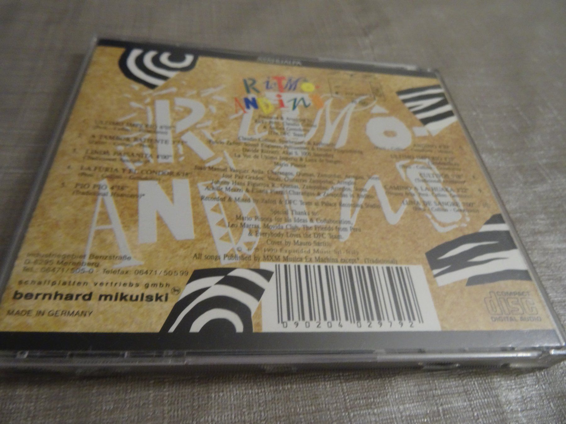CD: CD RITMO ANDINO - Atahualpa CD – Usato da Olten venduto da Disc-Ausverkauf 1