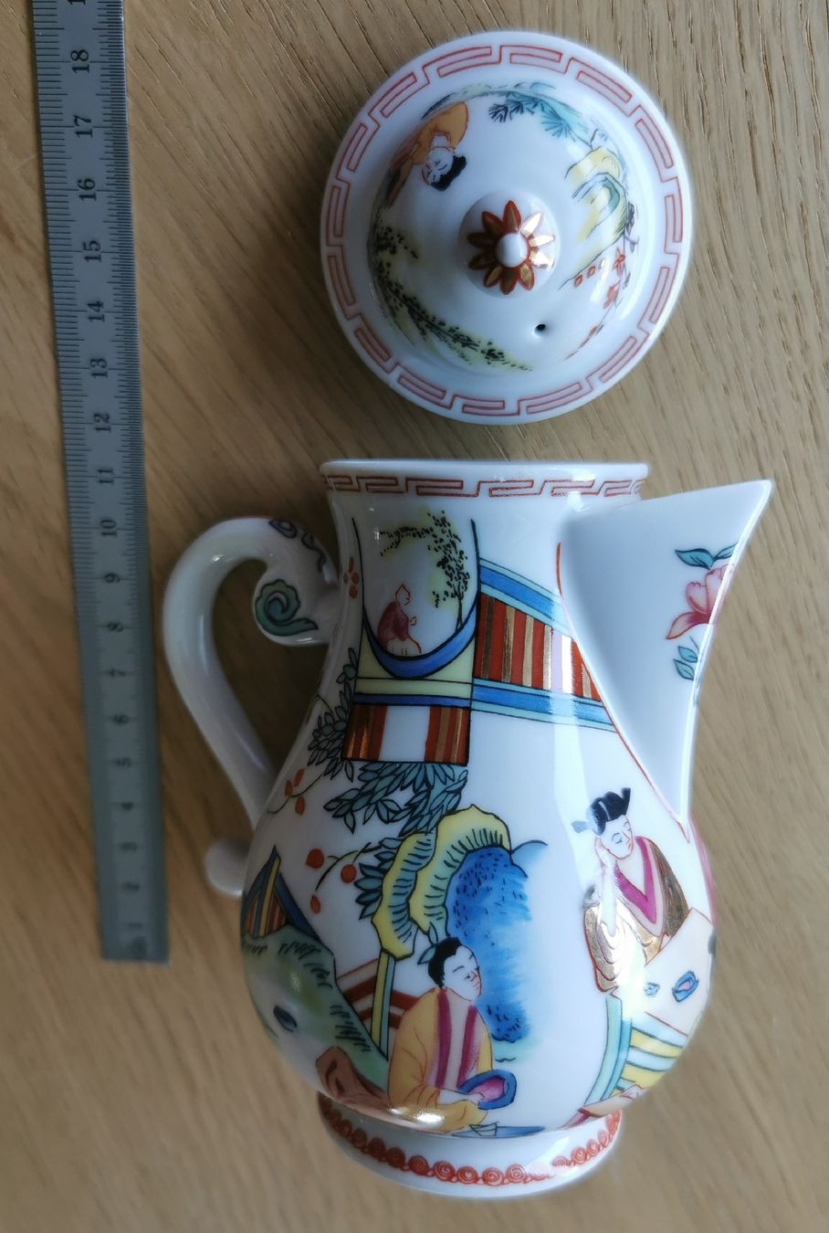 Caraffe: Kännchen Deckel Franklin Mint Fine Porcelain bemalt – Usato da Frasnacht venduto da krutsta1 1