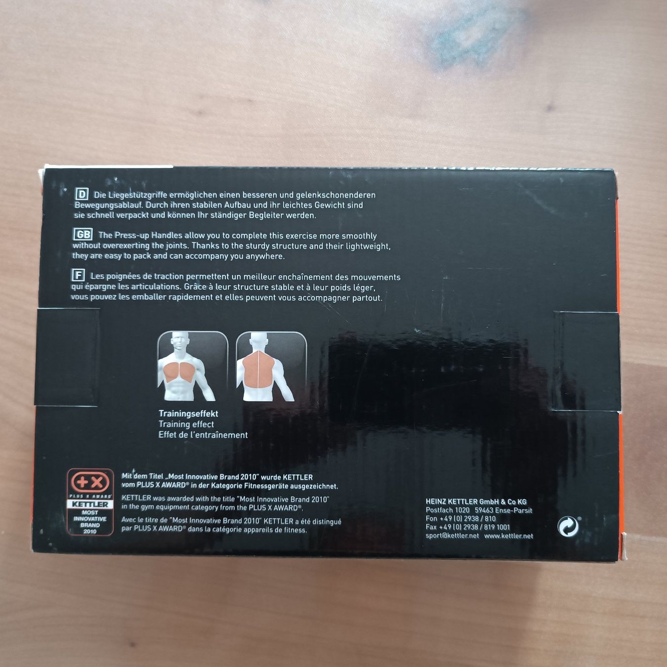 Kettler Hometrainer: Kettler Power-Line Liegestützgriffe – Gebraucht aus Läufelfingen von papagena02 1