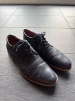 Herren Schuhe MAX Grösse 43 dunkelblau Leder guter Zustand