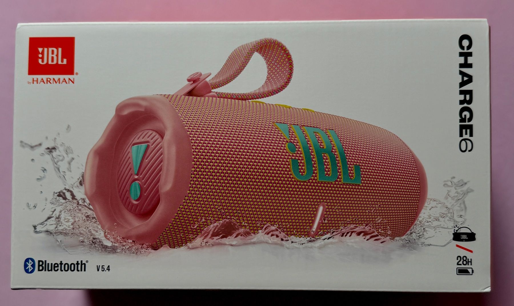 JBL Lautsprecher: JBL Charge 6 Pink – Neu und originalverpackt aus Montreux von Ausoni
