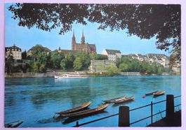 MS Rheinfelden mit Basler Münster und Pfalz