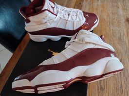 Jordan 6 Rings, Blanc/Rouge, Taille 45, neuves