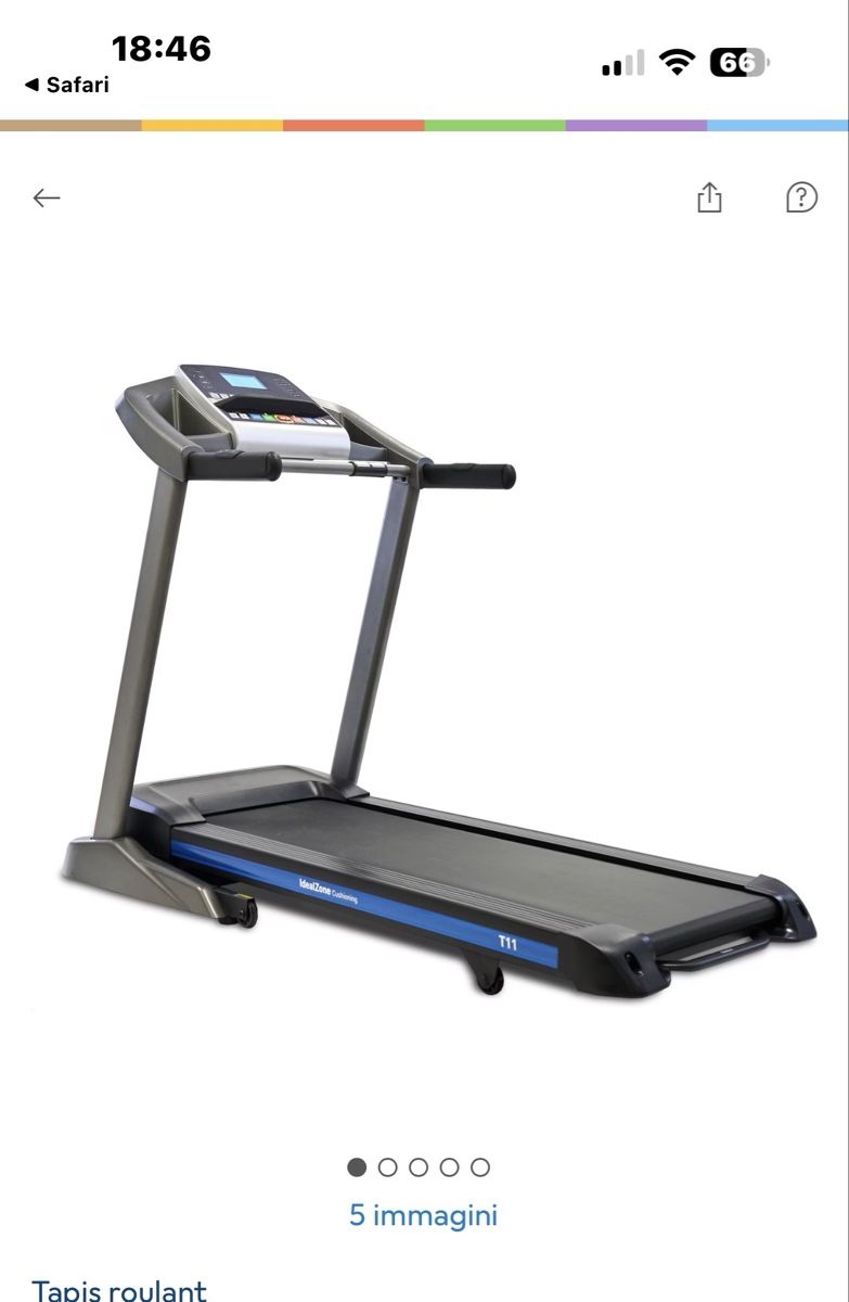 Horizon Hometrainer: Horizon treadmill T11 – Usato da Mendrisio venduto da ketolin