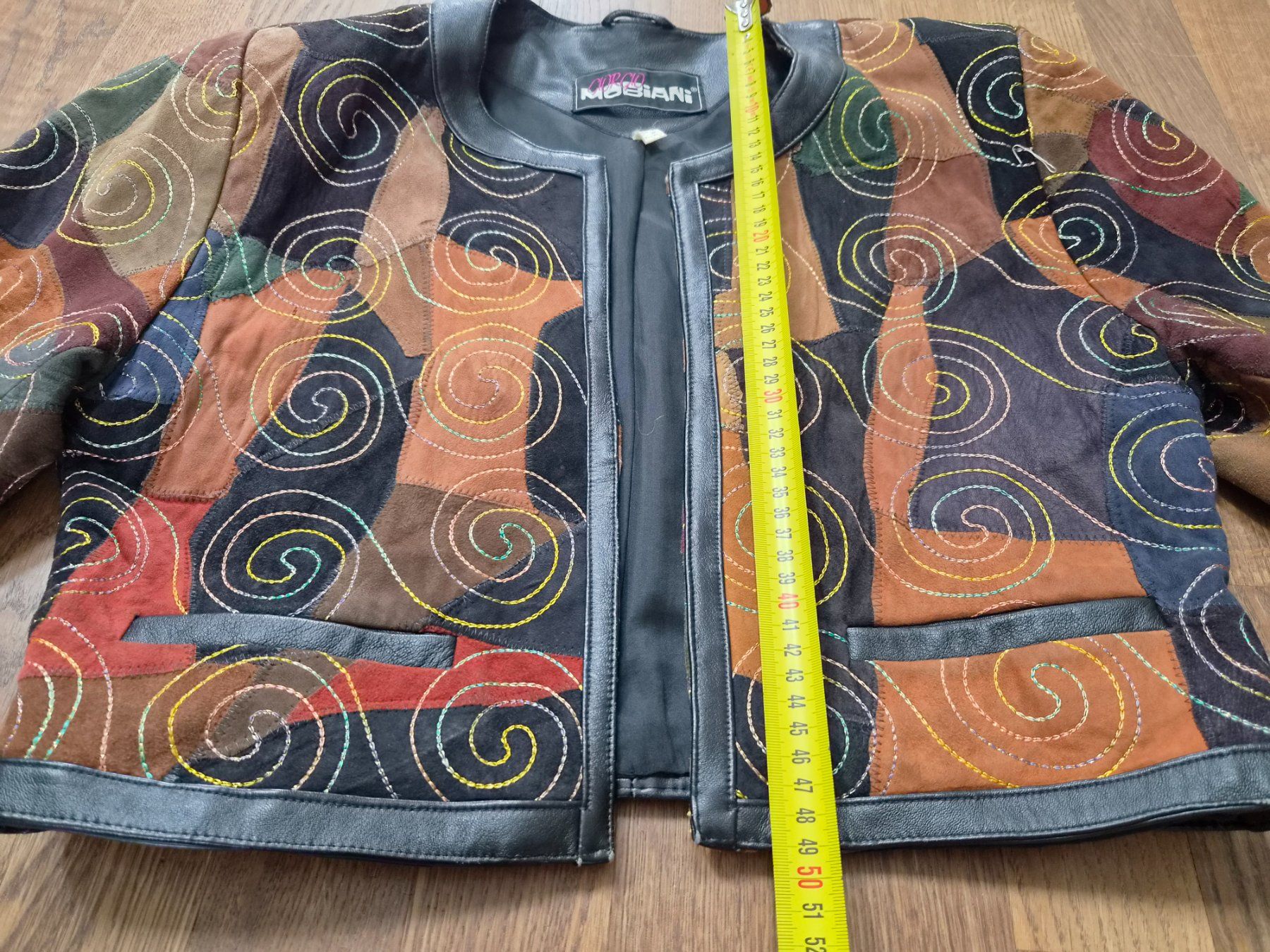 Giacche: Vintage leather patchwork jacket size 40 – Usato da Zürich venduto da mon_attitude 4