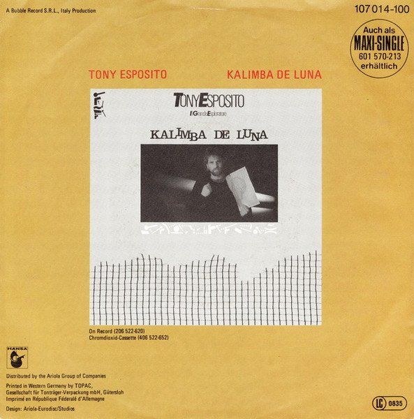 Schallplatten: Tony Esposito - Simba de ammon (7") – Gebraucht aus Romanshorn von and_2nf7 1