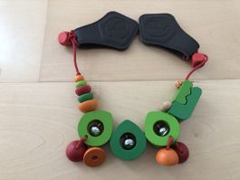 Kinderwagenkette krokodil mit Glocken