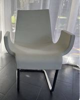2 Designer Stühle-Leder hochwertig - guter Zustand 