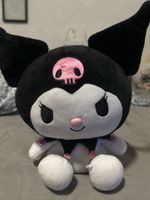 Kuromi Plüschtier / Kuscheltier – Schwarz/Rosa 