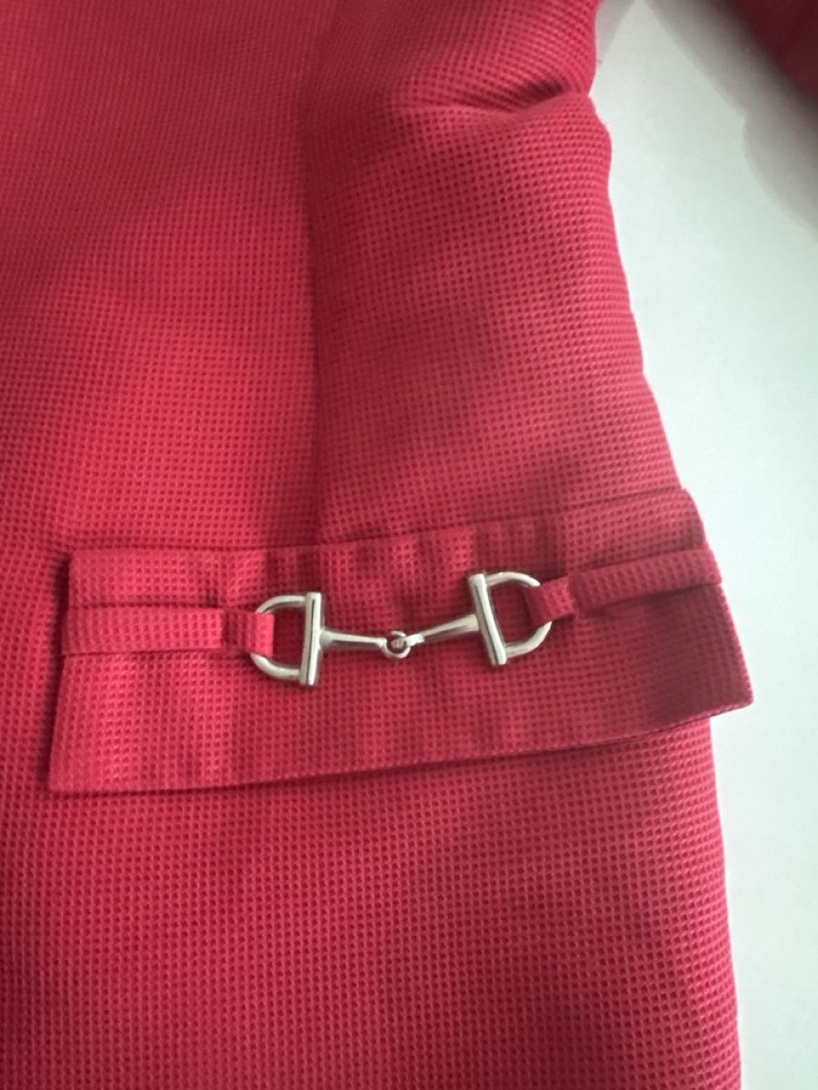 Vestiti: Roter Blazer mit silbernen Knöpfen Größe M/L – Usato da Selzach venduto da Twei1007 2