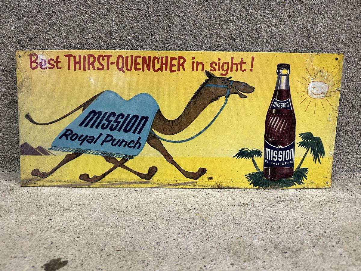 Insegne: Mission gertänk Werbung Reklame  – Usato da Reinach AG venduto da rares75