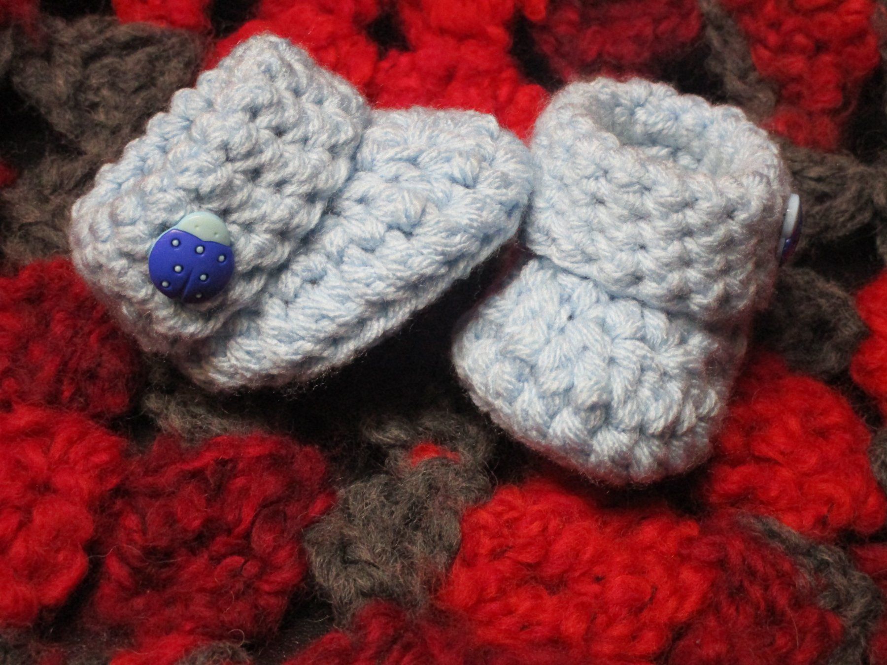 Calze per bambini: Babyschuhe Hand gehäkelt (8cm) – Nuovo (secondo la descrizione) da Leuk Stadt venduto da Simone_RZ